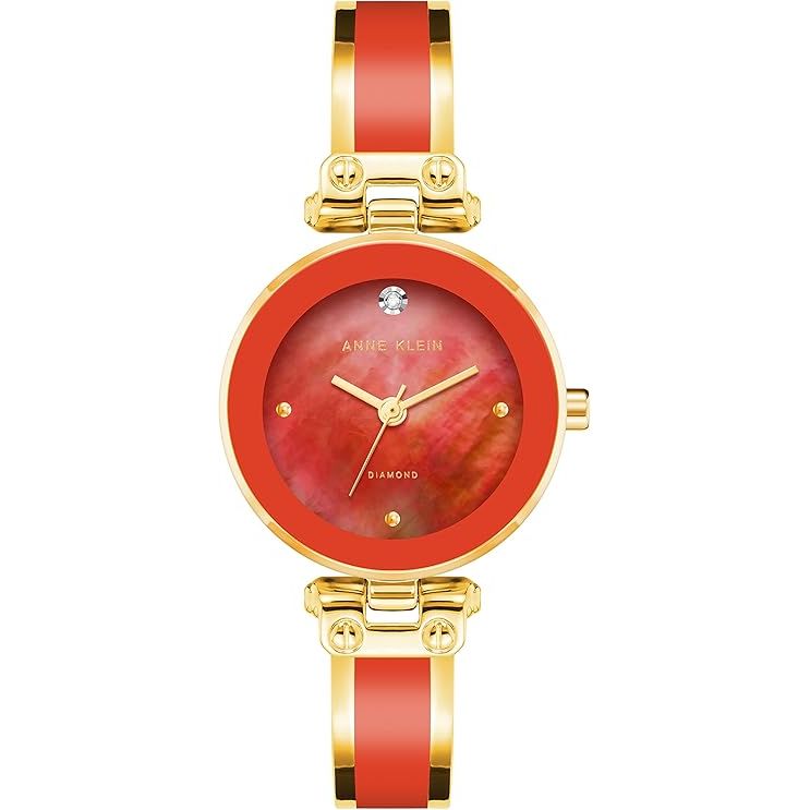 Anne Klein Genuine Diamond Dial Bangle Ladies Watch